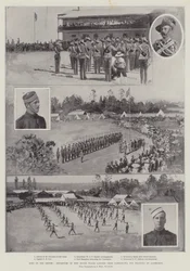 Sons of the Empire, New South Wales Lancers afgang fra Parramatta til træning ved Aldershot